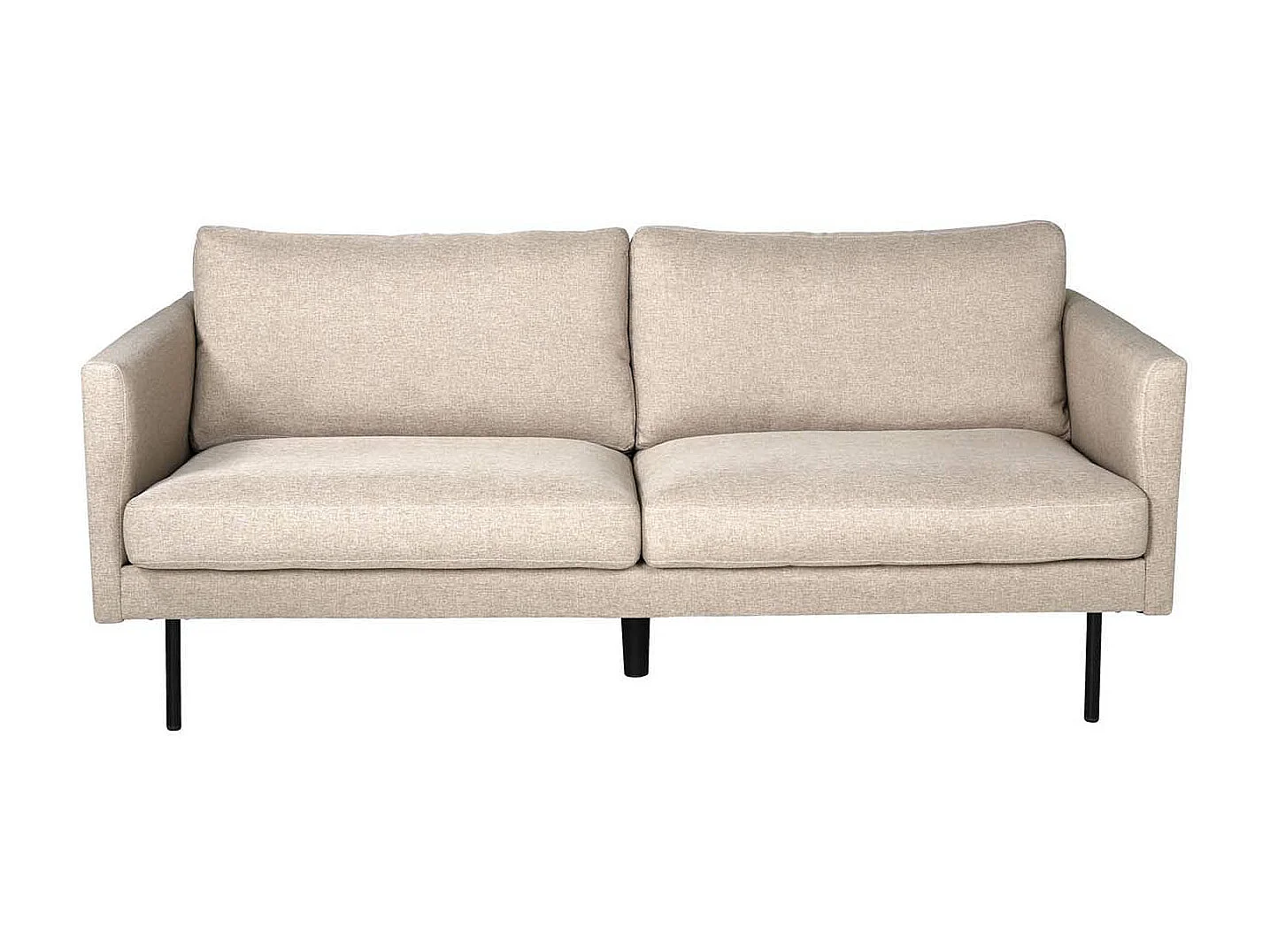 Zoom bank 2 persoons bruin.