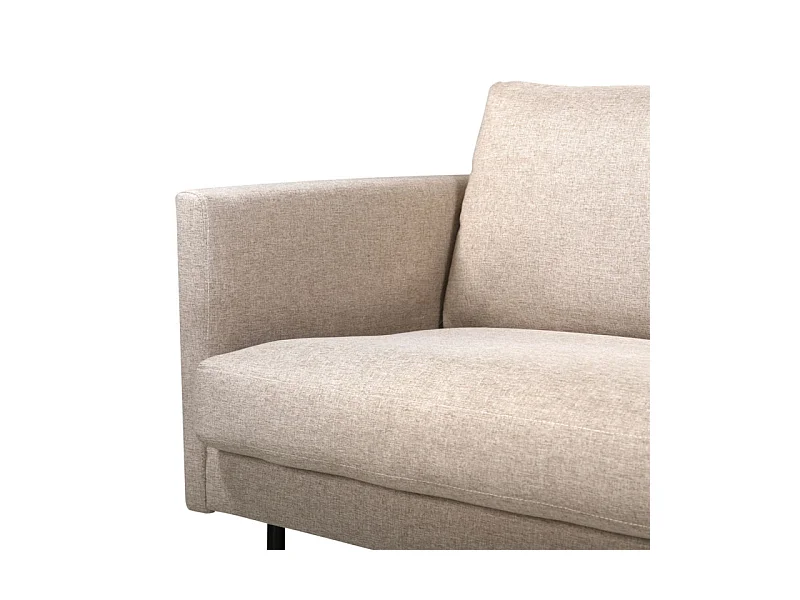 Zoom bank 2 persoons bruin.