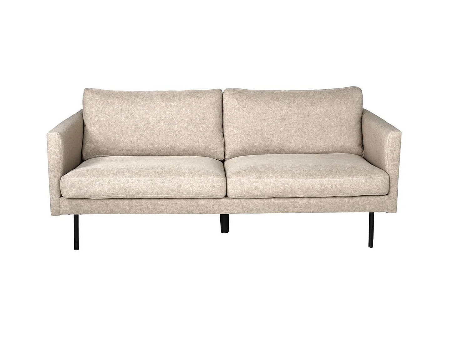Canapé 2 Places en Tissu "Zoom" 180cm Marron