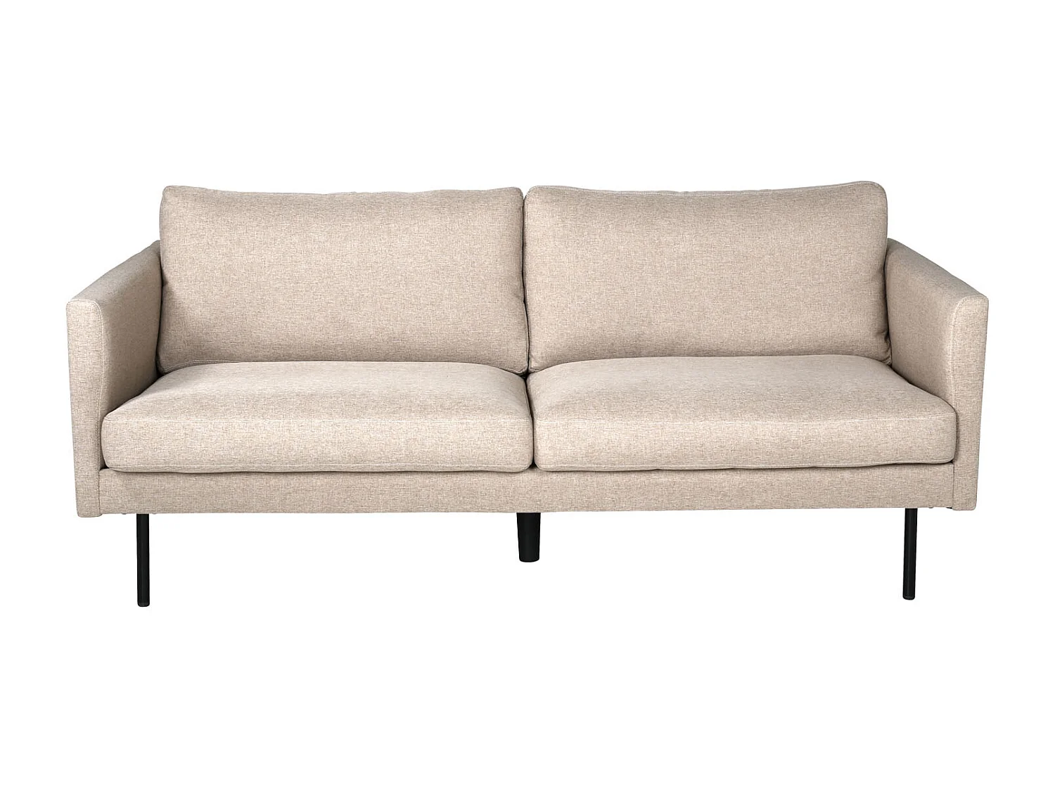 Canapé 2 Places en Tissu "Zoom" 180cm Marron