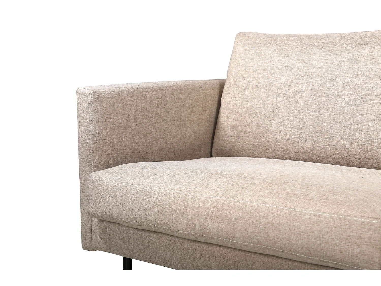 Canapé 2 Places en Tissu "Zoom" 180cm Marron