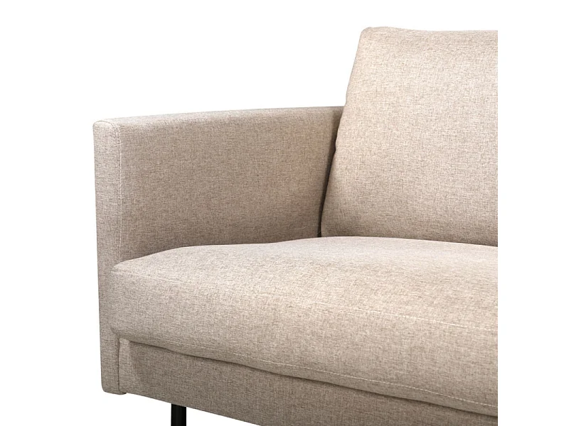 Canapé 2 Places en Tissu "Zoom" 180cm Marron