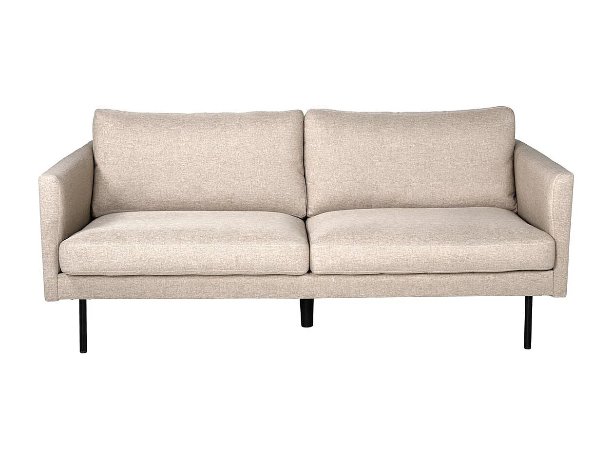 Zoom bank 2 persoons bruin.