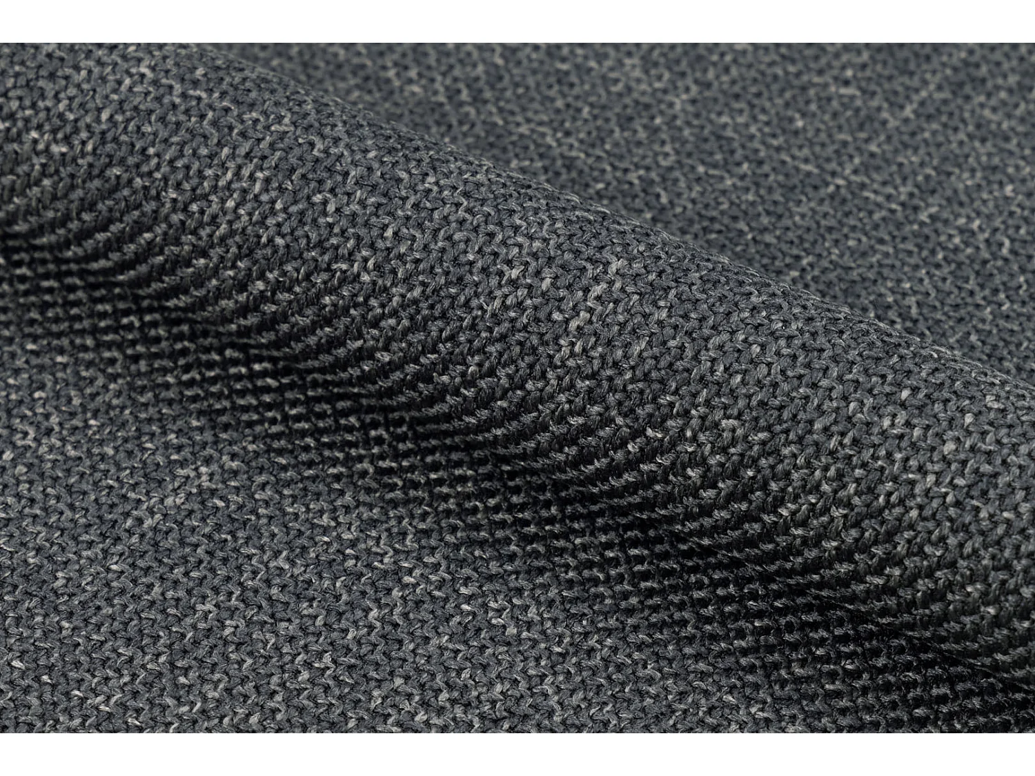 Flemar slaapbank met chaise longue donkergrijs.