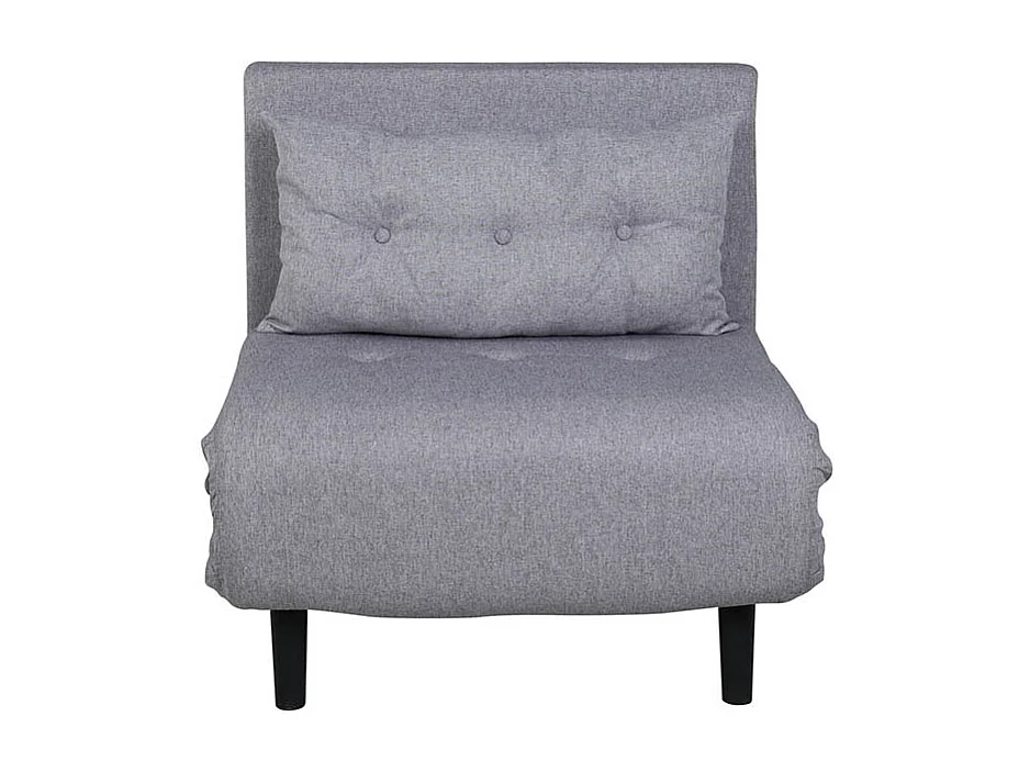 Fauteuil Convertible en Tissu "Vicky" 70cm Gris