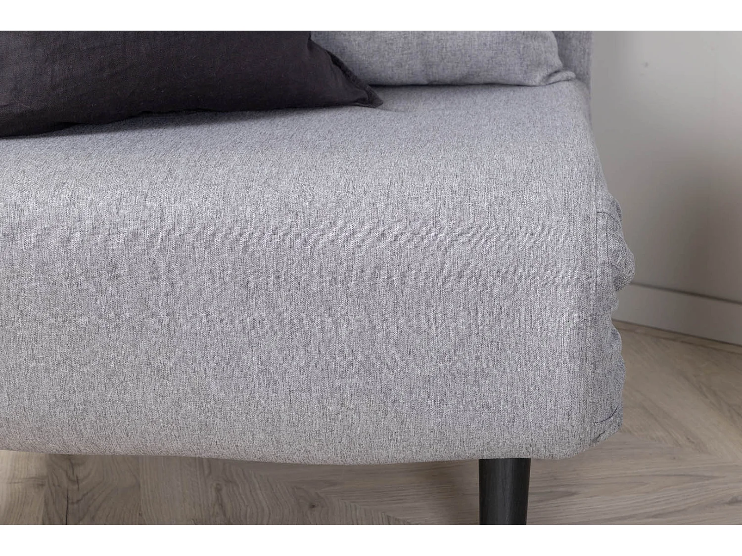 Fauteuil Convertible en Tissu "Vicky" 70cm Gris
