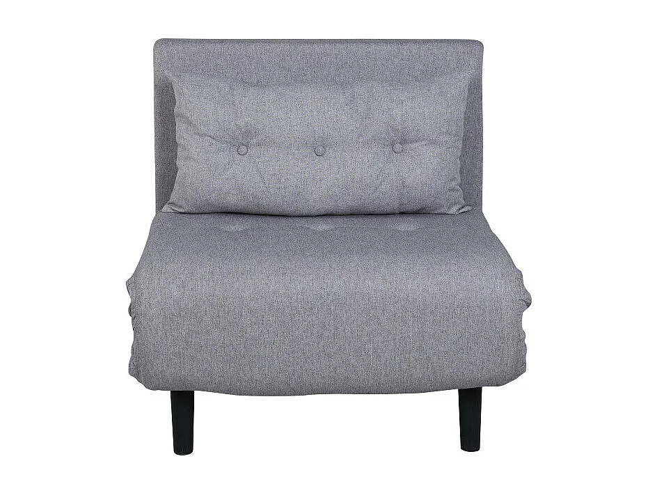 Fauteuil Convertible en Tissu "Vicky" 70cm Gri