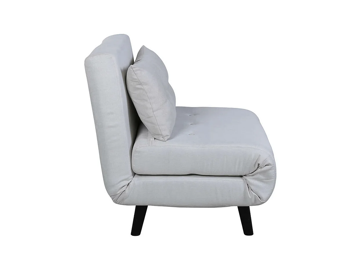 Vicky slaapbank ,fauteuil wit.