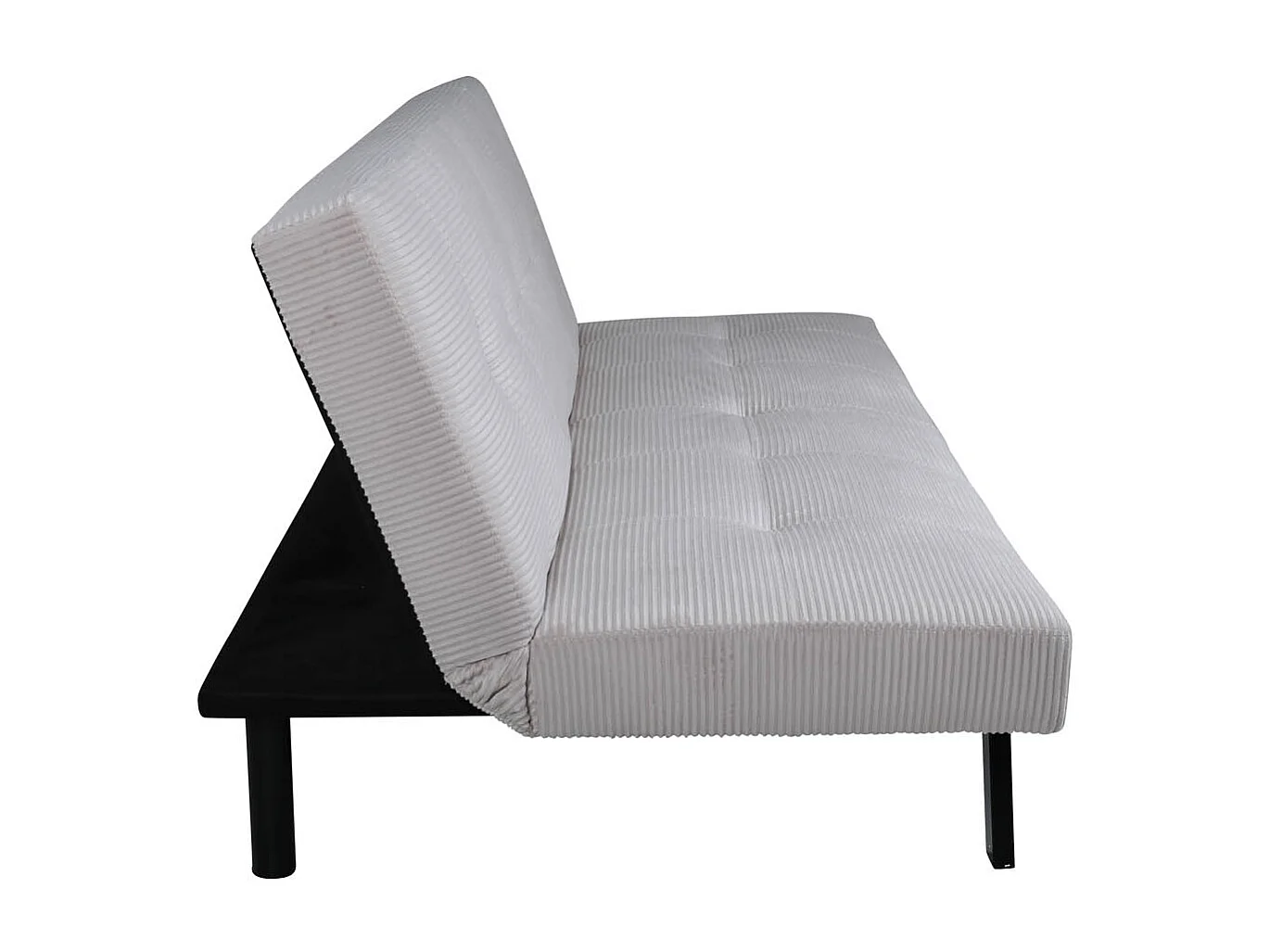 Bodil slaapbank fluweel beige.