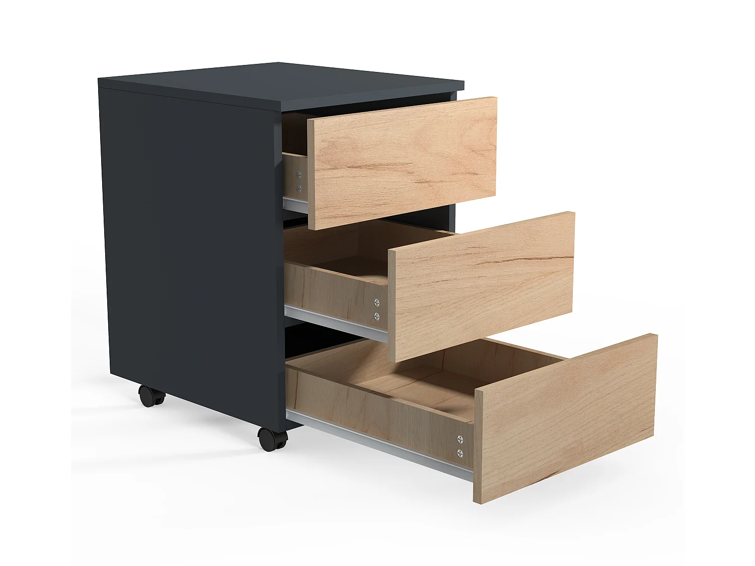 Roll Container Dalosa Anthracite / honey oak 0