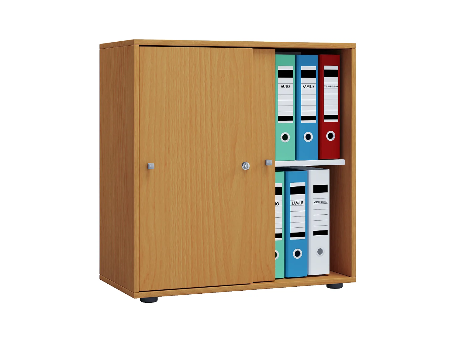 Office cabinet Lona Book W. 70 x H. 73 x D. 37 cm