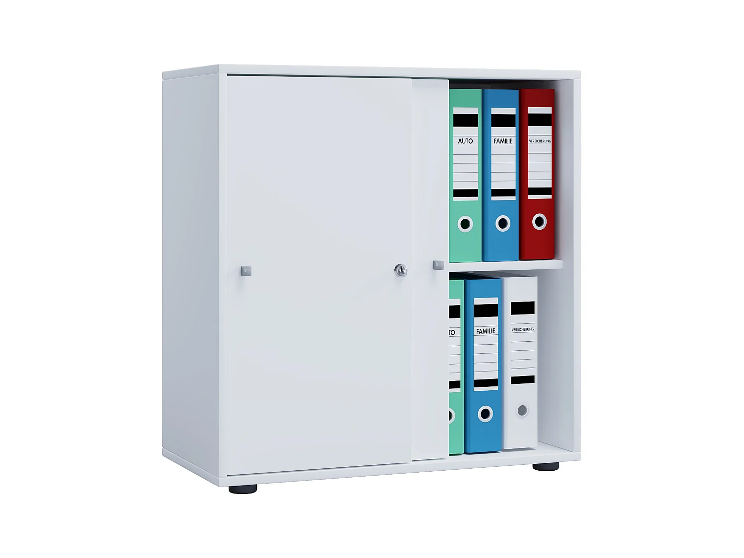 Office cabinet Lona White W. 70 x H. 73 x D. 37 cm