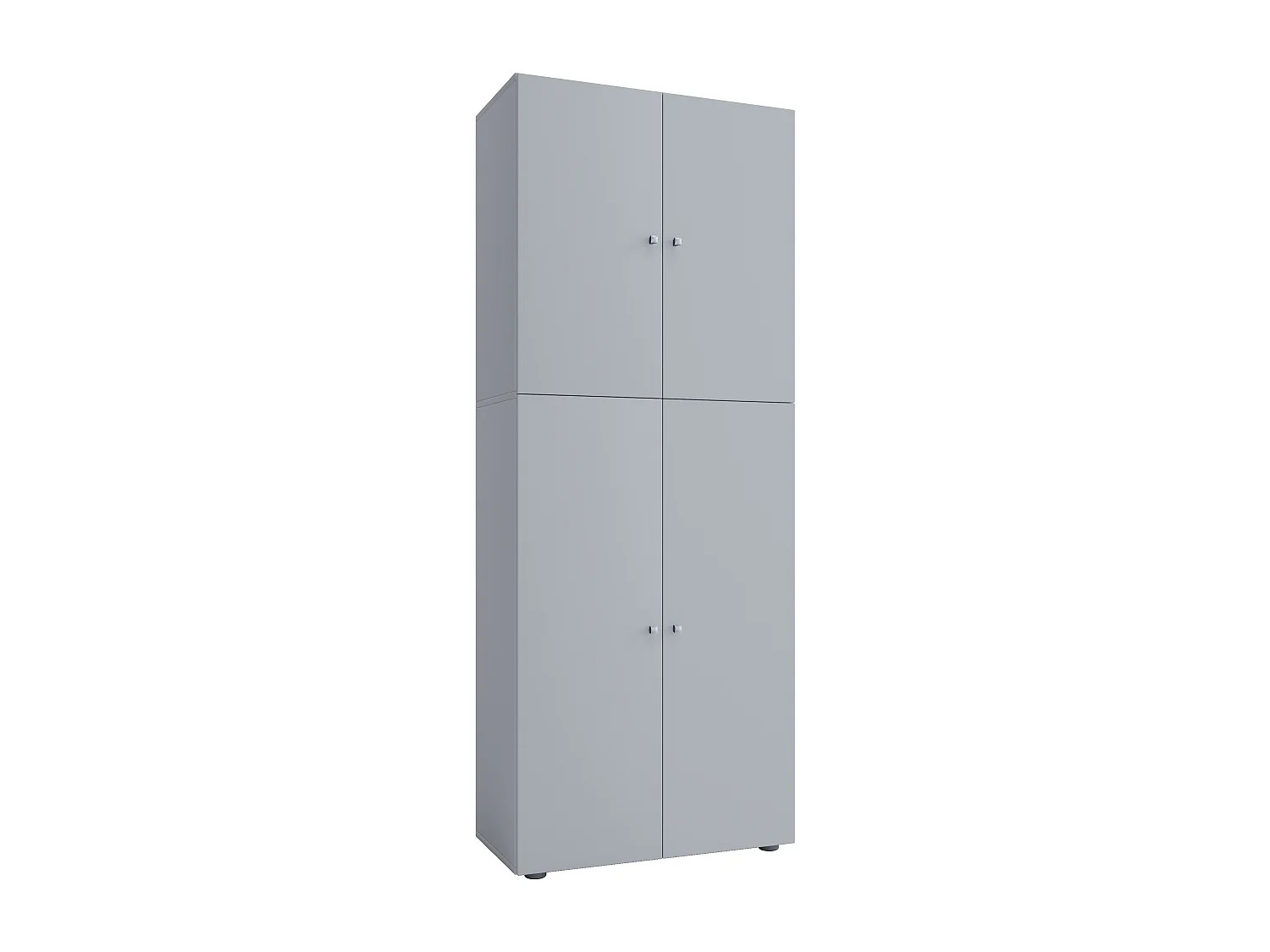 Office cabinet Lona Gray W. 70 x H. 184 x D. 40 cm