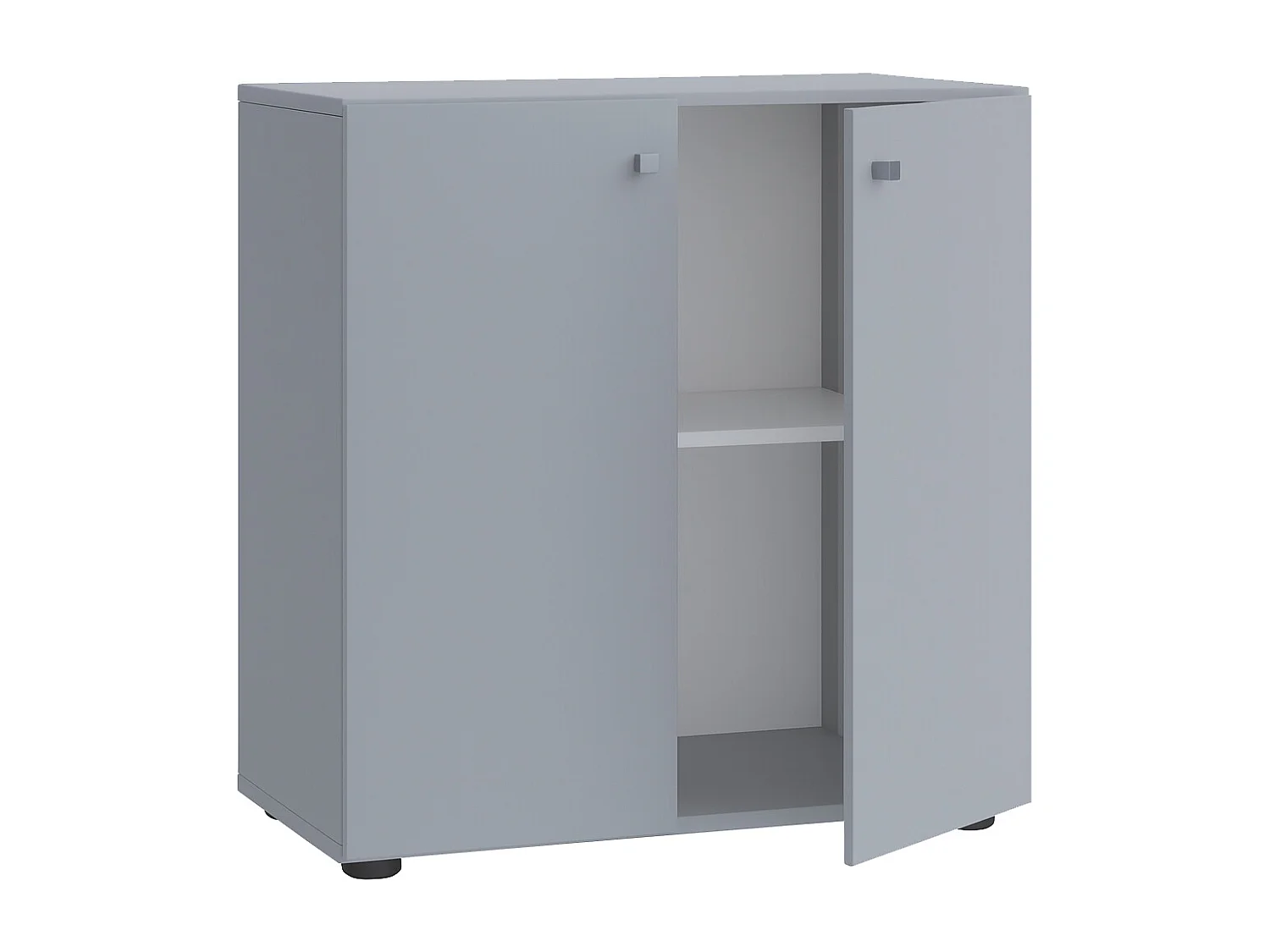 Office cabinet Lona Gray W. 70 x H. 74 x D. 40 cm
