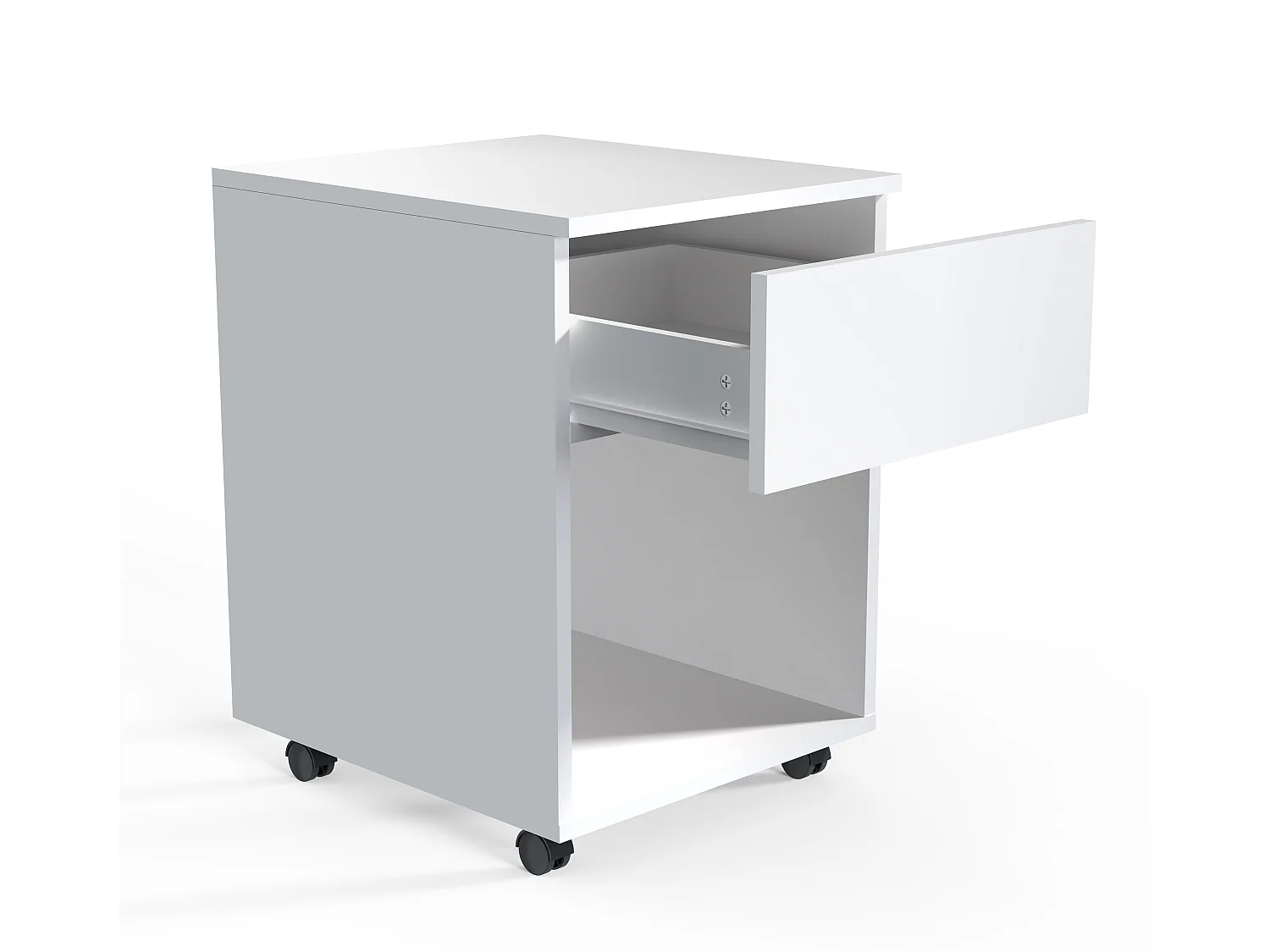 Roll Container Dalosa White H. 55 x W. 39 x D. 45 cm