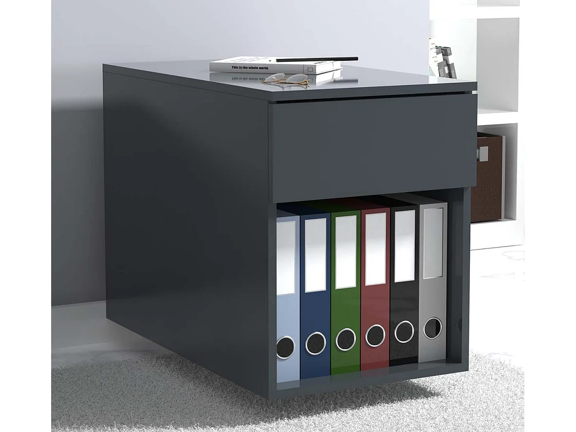 Roll Container Dalosa Anthracite H. 55 x W. 39 x D. 70 cm