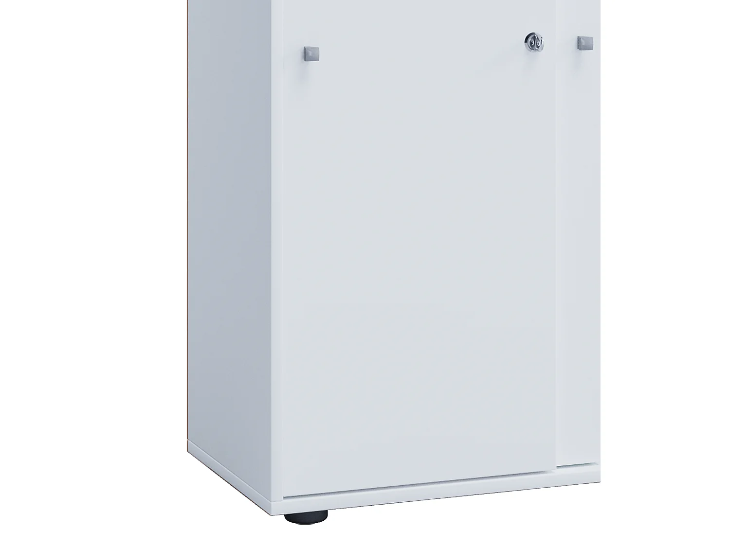 Gabinete do escritório Lona Branco L. 70 x A. 184 x P. 37 cm