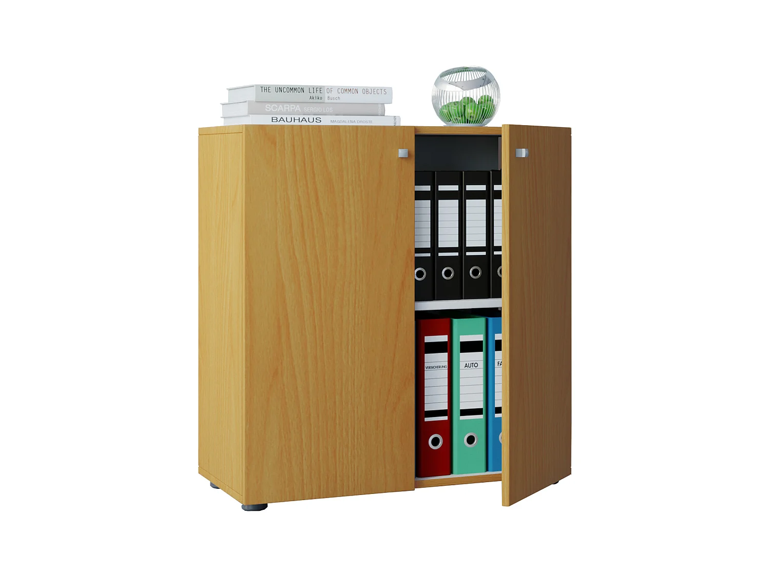 Office cabinet Lona Book W. 70 x H. 74 x D. 40 cm