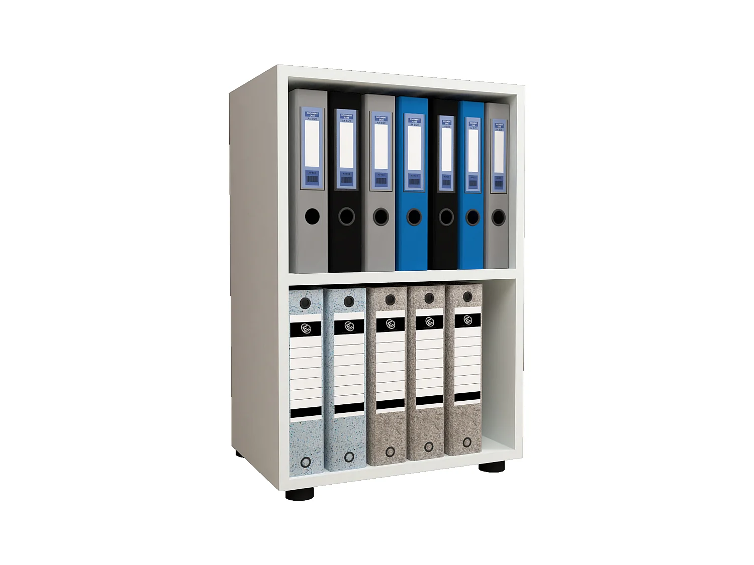 Office Shelf & Bookcase Ulas White H. 74 x W. 49 x D. 32 cm