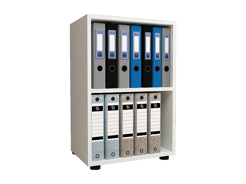 Office Shelf & Bookcase Ulas White H. 74 x W. 49 x D. 32 cm