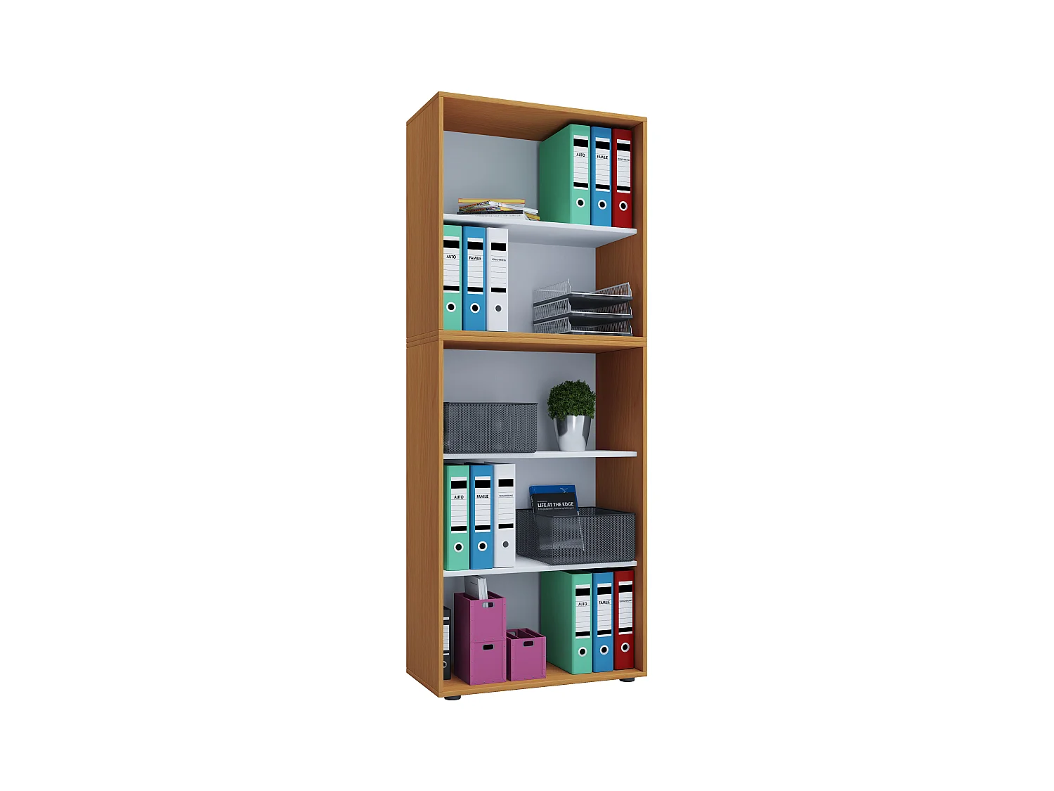 Office Shelf & Bookcase Lona Book W. 70 x H. 184 x D. 37 cm