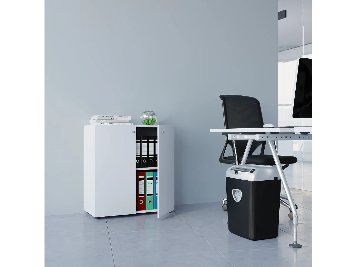 Szafka biurowa z kartoteką Lona 2-krotna