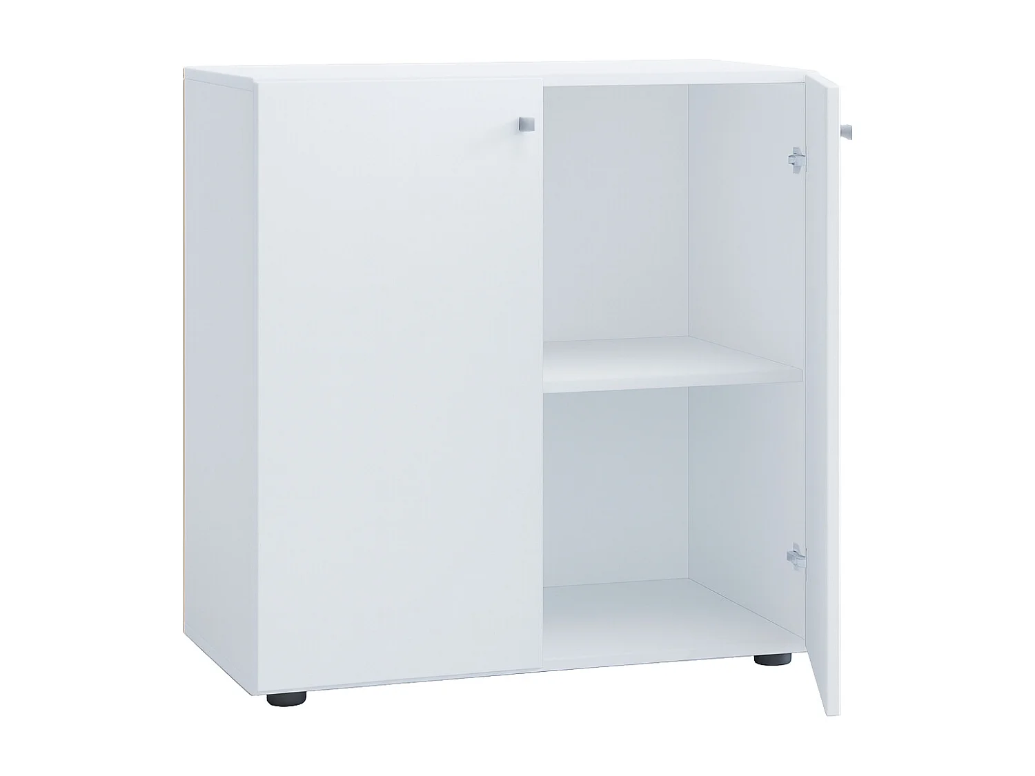 Office cabinet Lona White W. 70 x H. 74 x D. 40 cm
