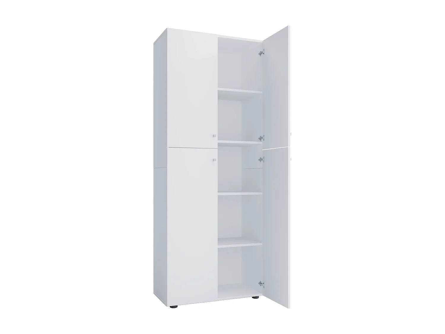 Lona Armoire de bureau, 4 portes, blanc.