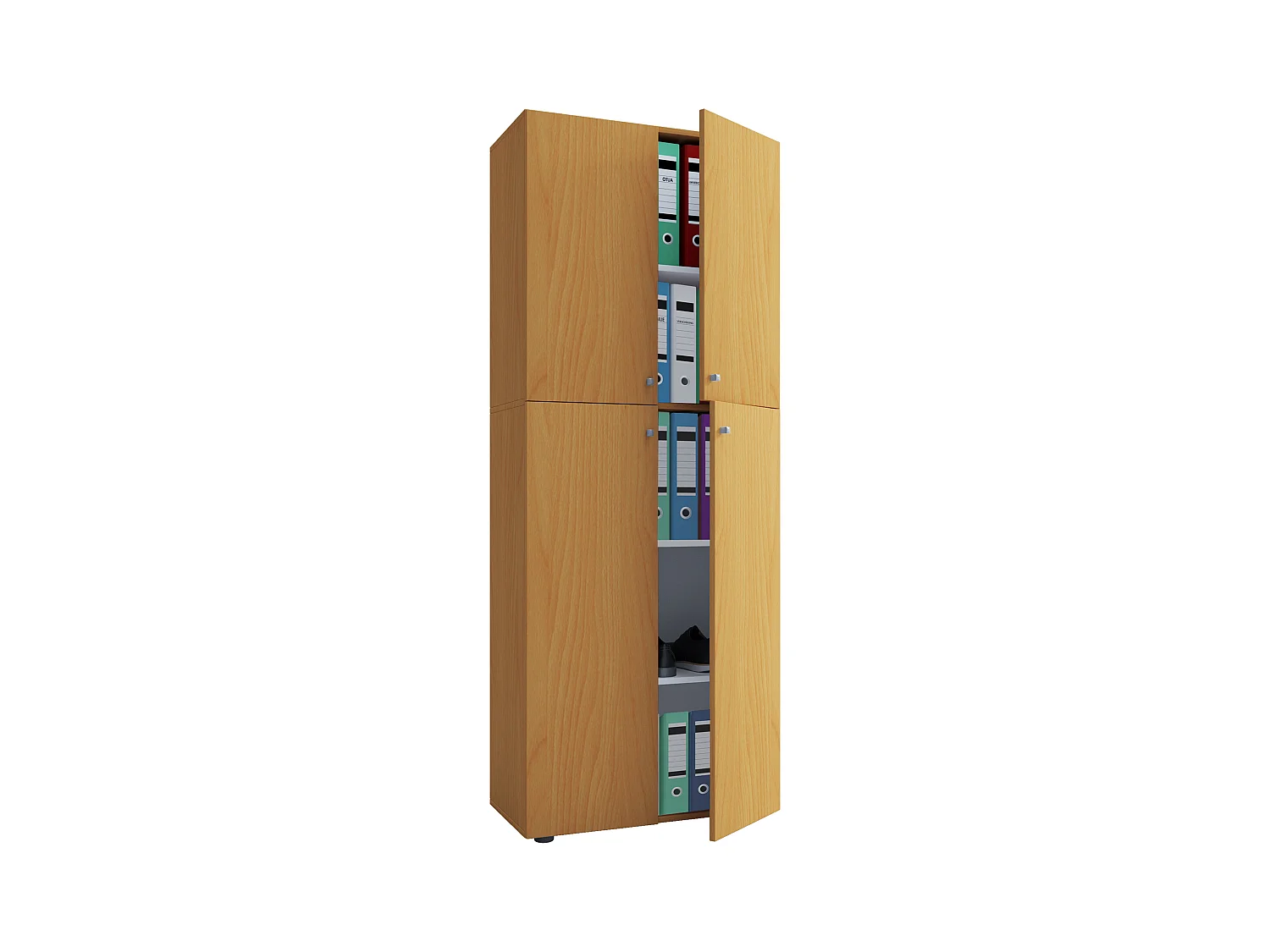 Office cabinet Lona Book W. 70 x H. 184 x D. 40 cm