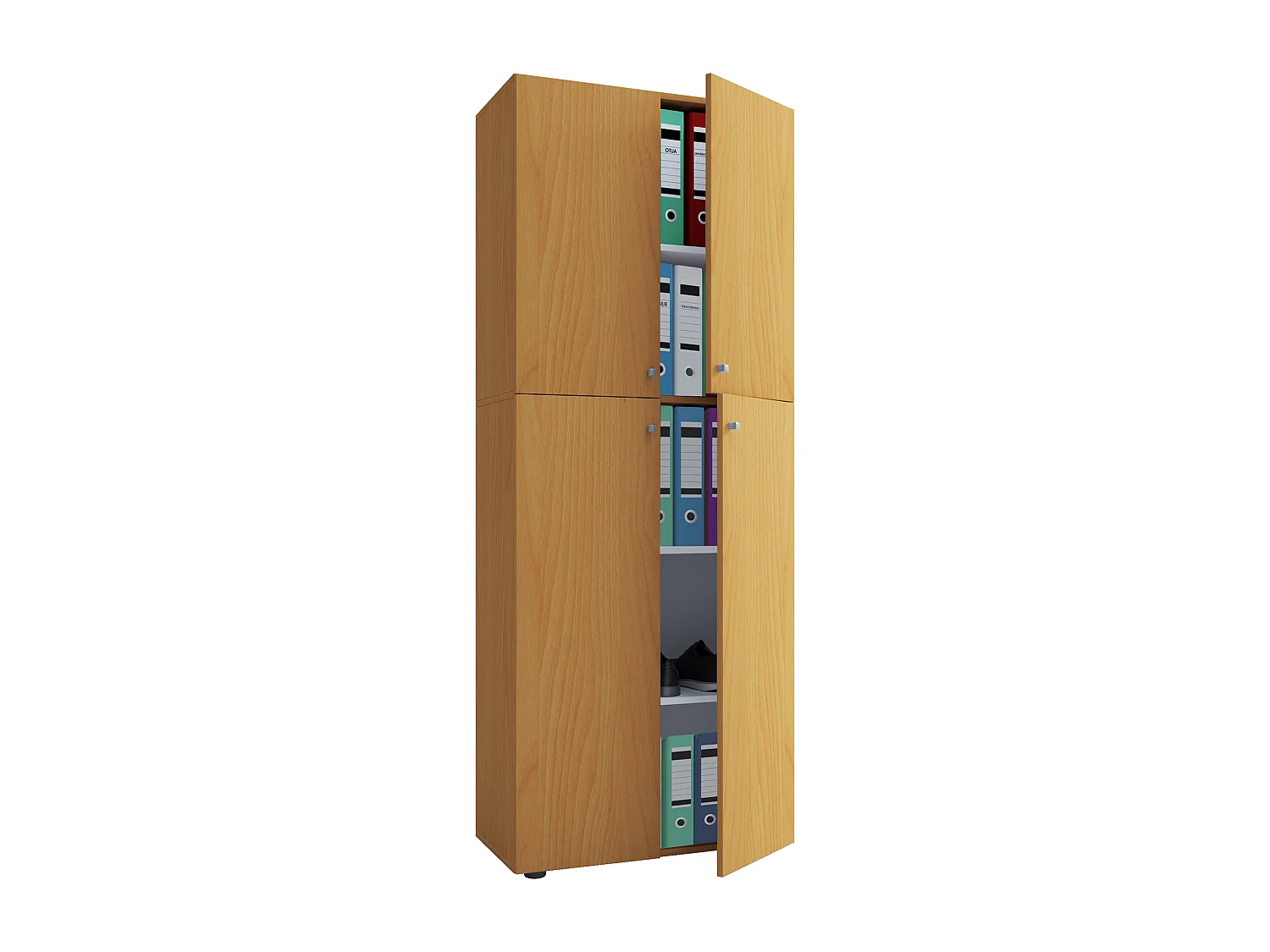 Office cabinet Lona Book W. 70 x H. 184 x D. 40 cm