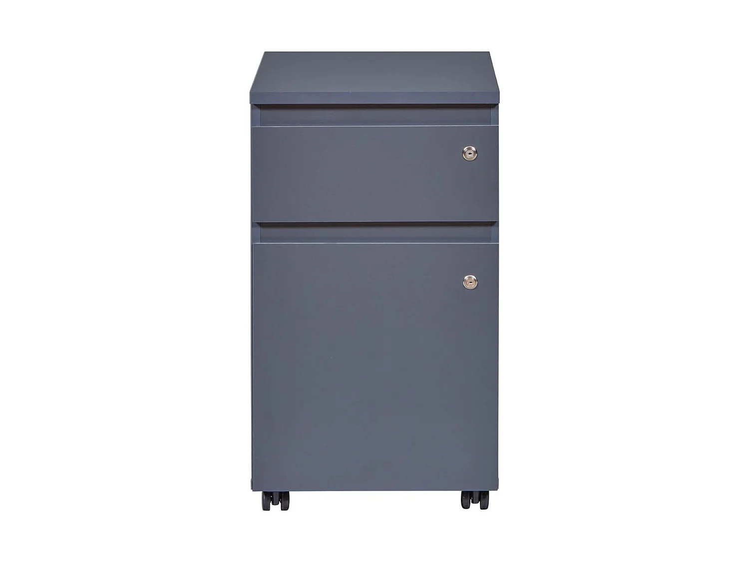 Caisson de Bureau à Roulettes "André" 76cm Gris