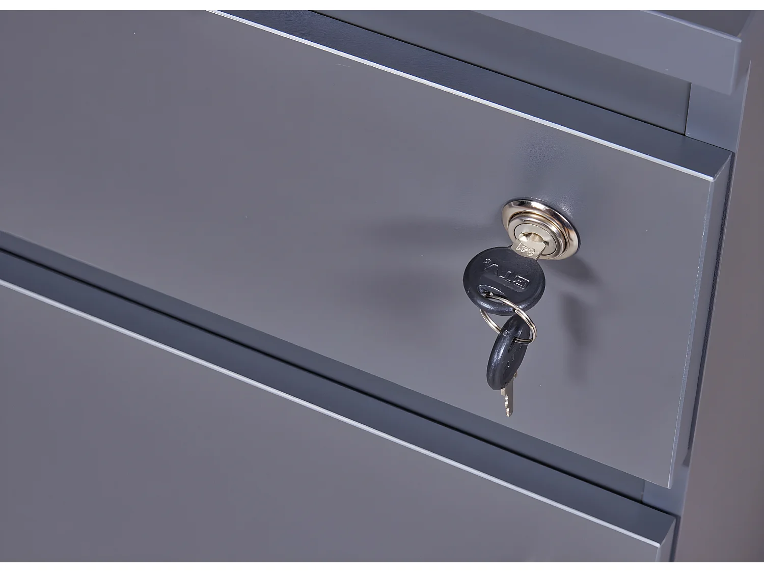 Caisson de Bureau à Roulettes "André" 76cm Gris