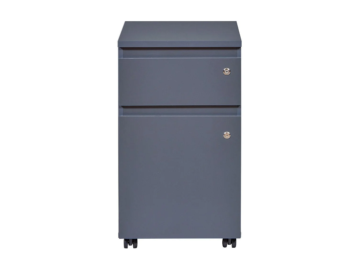 Caisson de Bureau à Roulettes "André" 76cm Gris