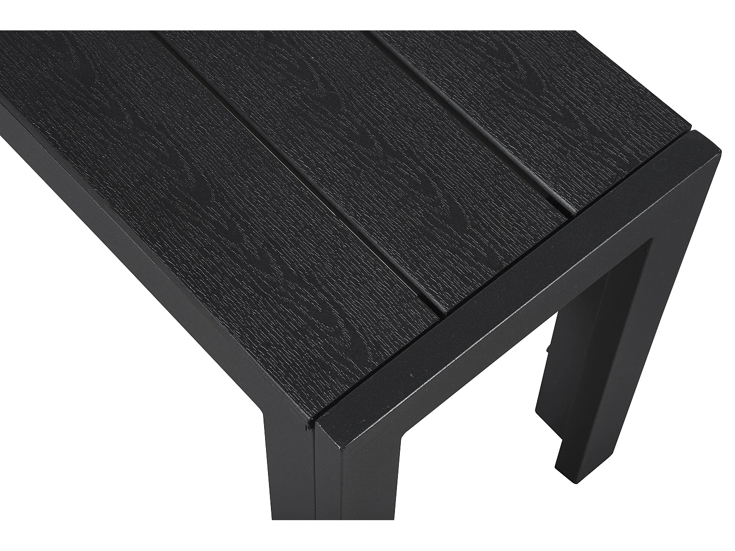 Ikky Banc de jardin, 132 cm, noir/noir.