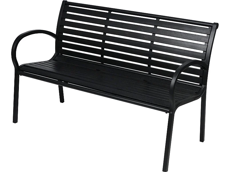 Kira Banc de jardin, noir, noir.