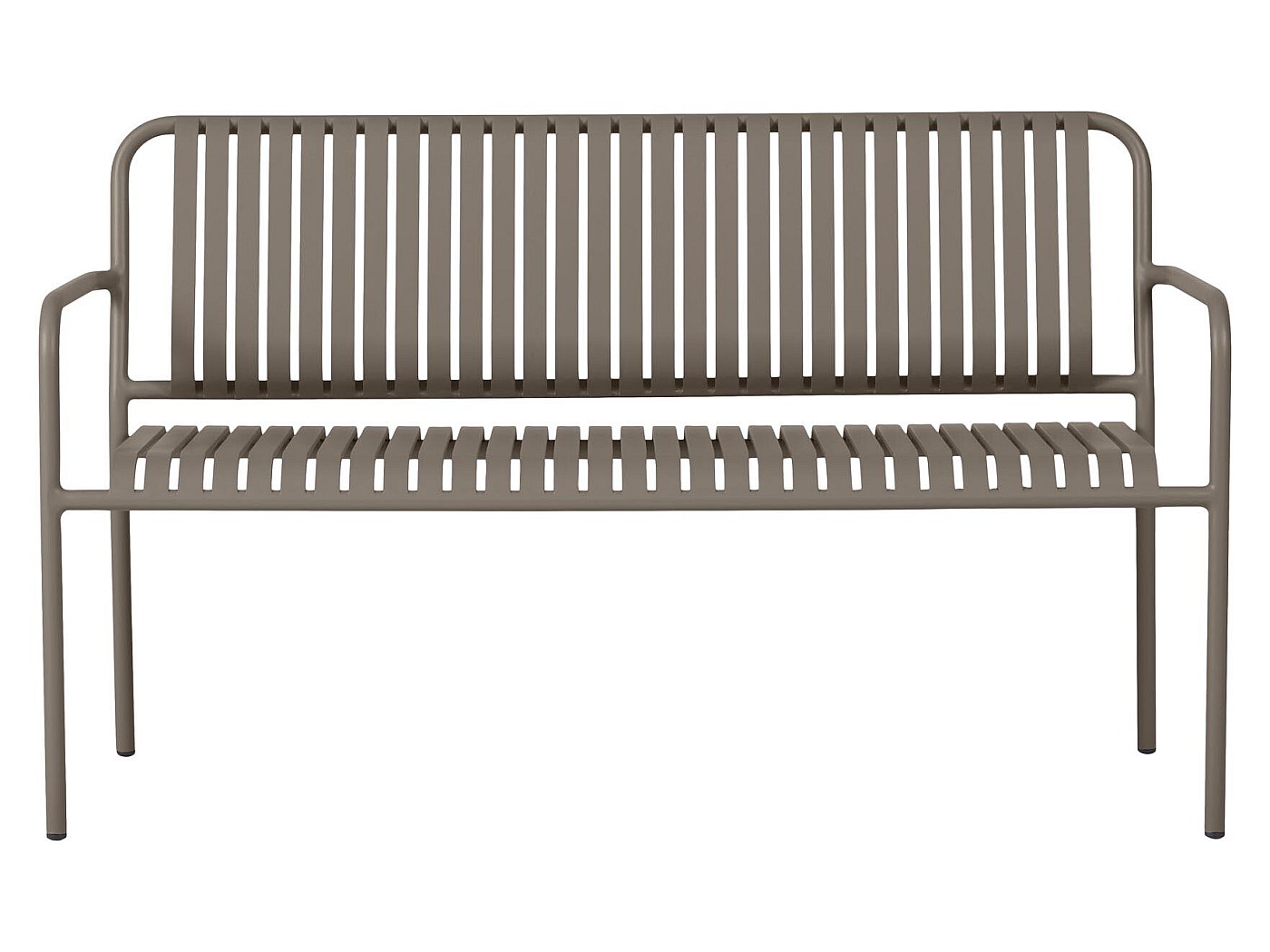 Stella banc de jardin noyer décor.