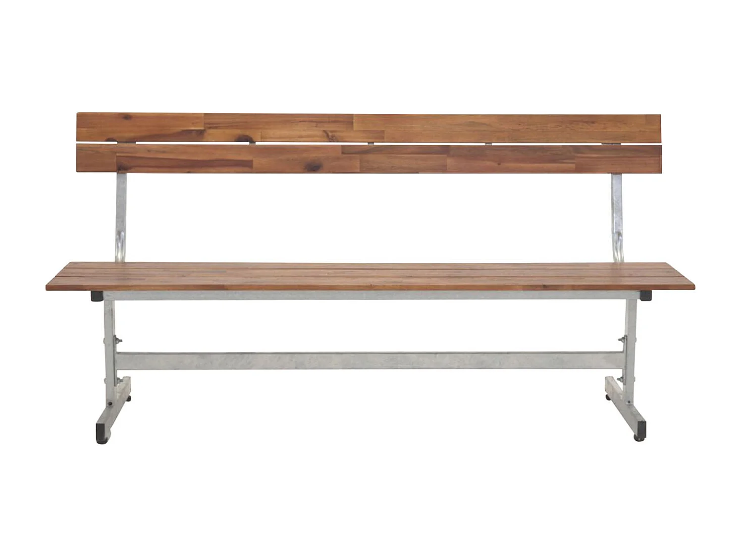 Lie Gartenbank silber, Akazie.