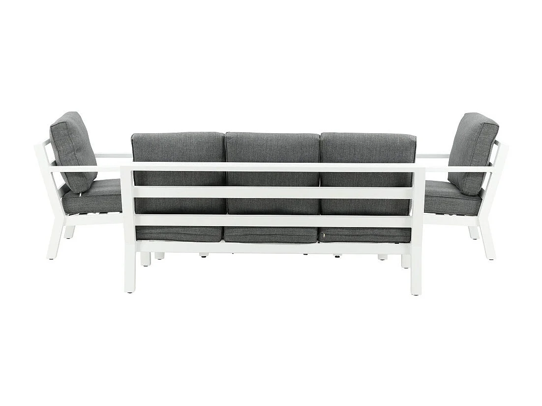 Salon de Jardin "Barcelona" 171cm Blanc