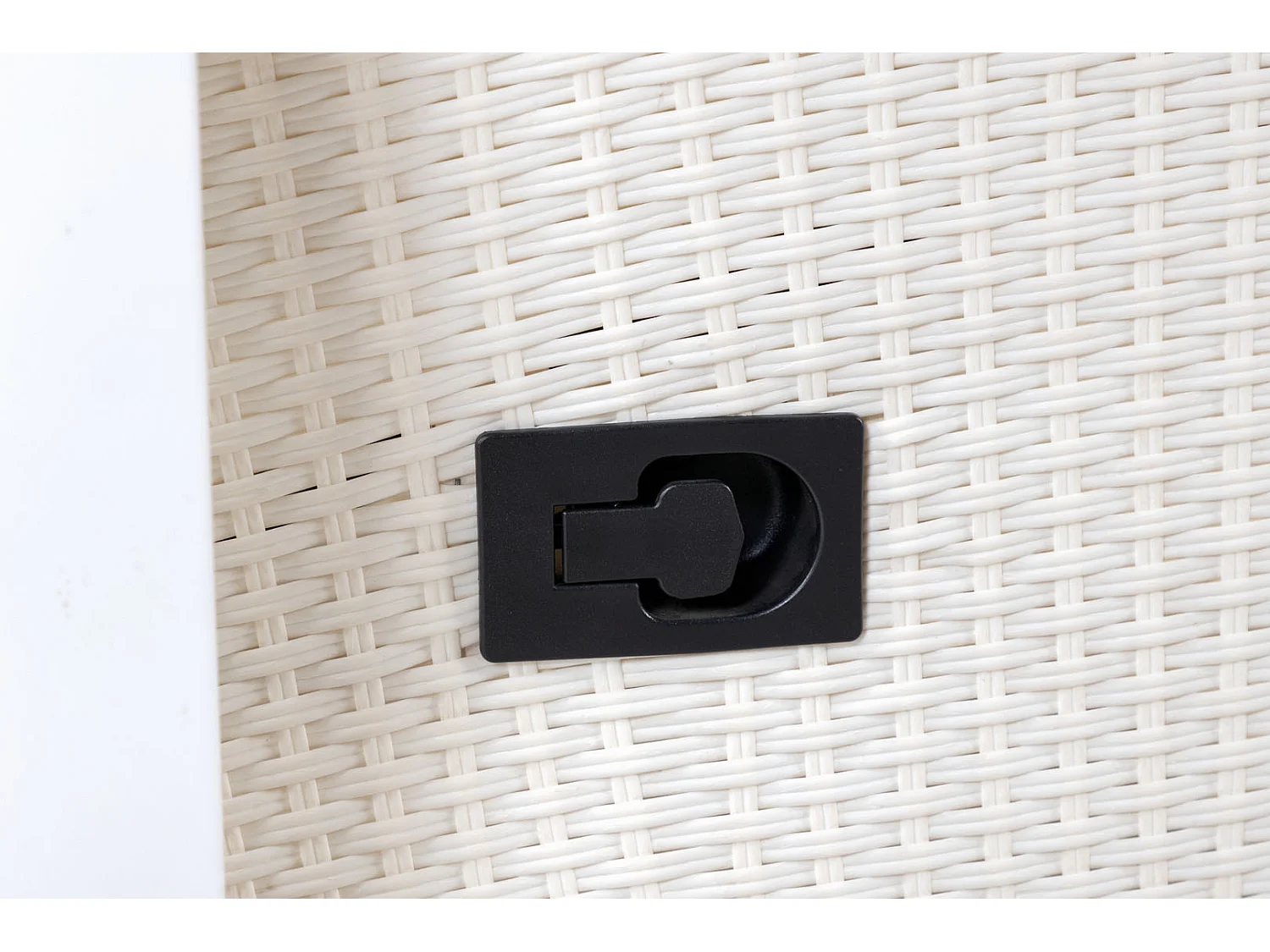 Panama tuinmeubelset tafel 90x152/210cm en 4 stoel Padova wit, naturel.