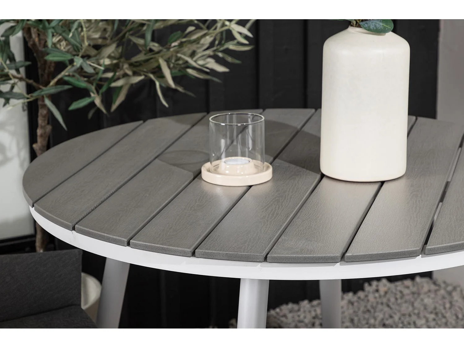 Break tuinmeubelset tafel 90x90cm, 2 stoelen Spoga, grijs,grijs.