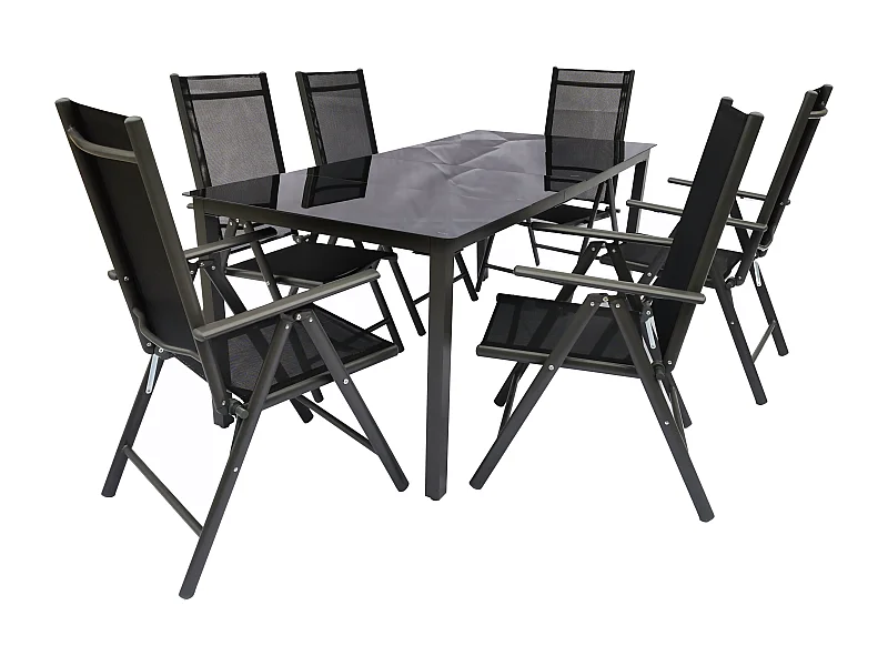 Garden furniture set Miami Anthracite See Selection