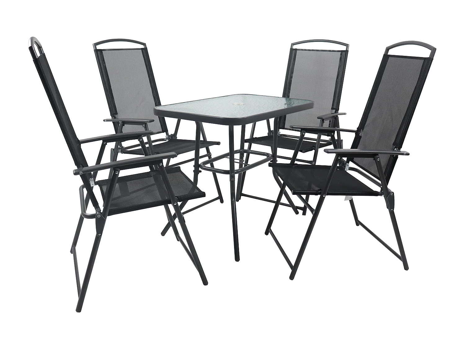 Set di mobili da giardino del gruppo di sedute di 5 pezzi 80