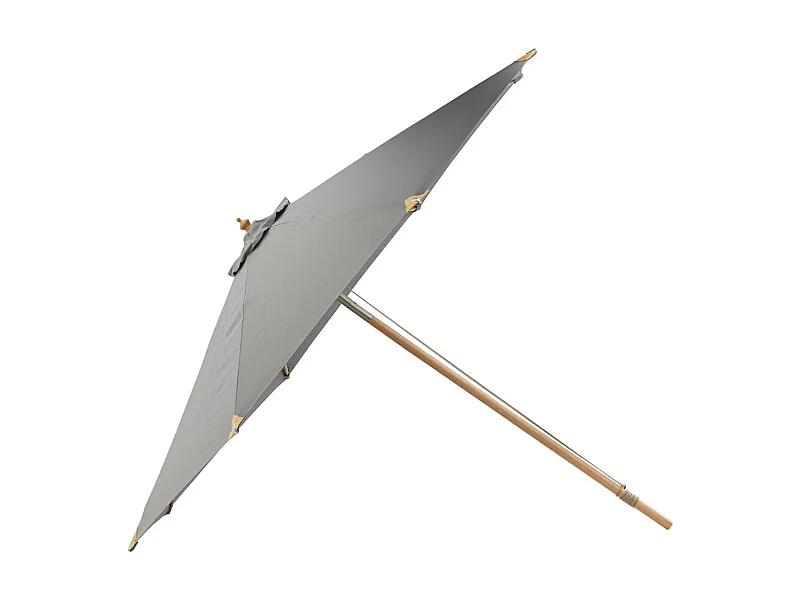 Nypo parasol met kantelfunctie grijs.