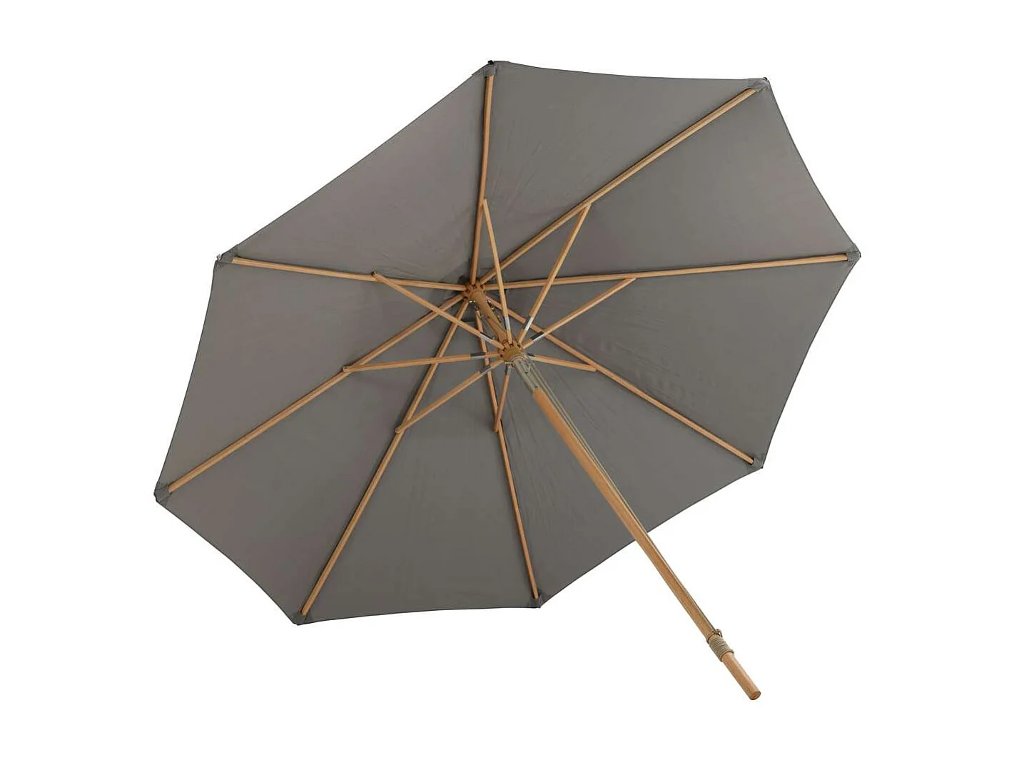 Parasol Inclinable en Bois "Nypo" 330cm Gris