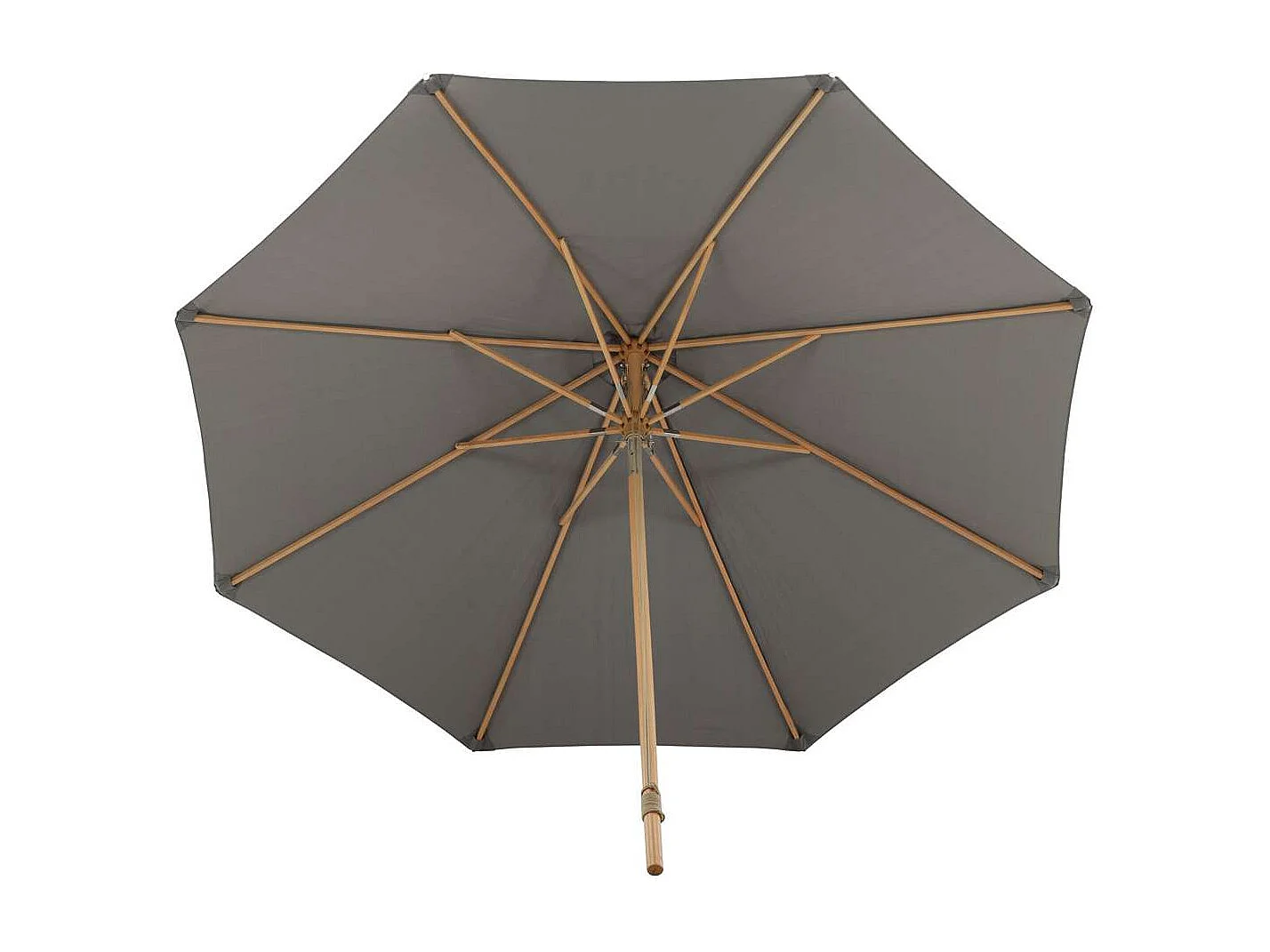 Parasol Inclinable en Bois "Nypo" 330cm Gris