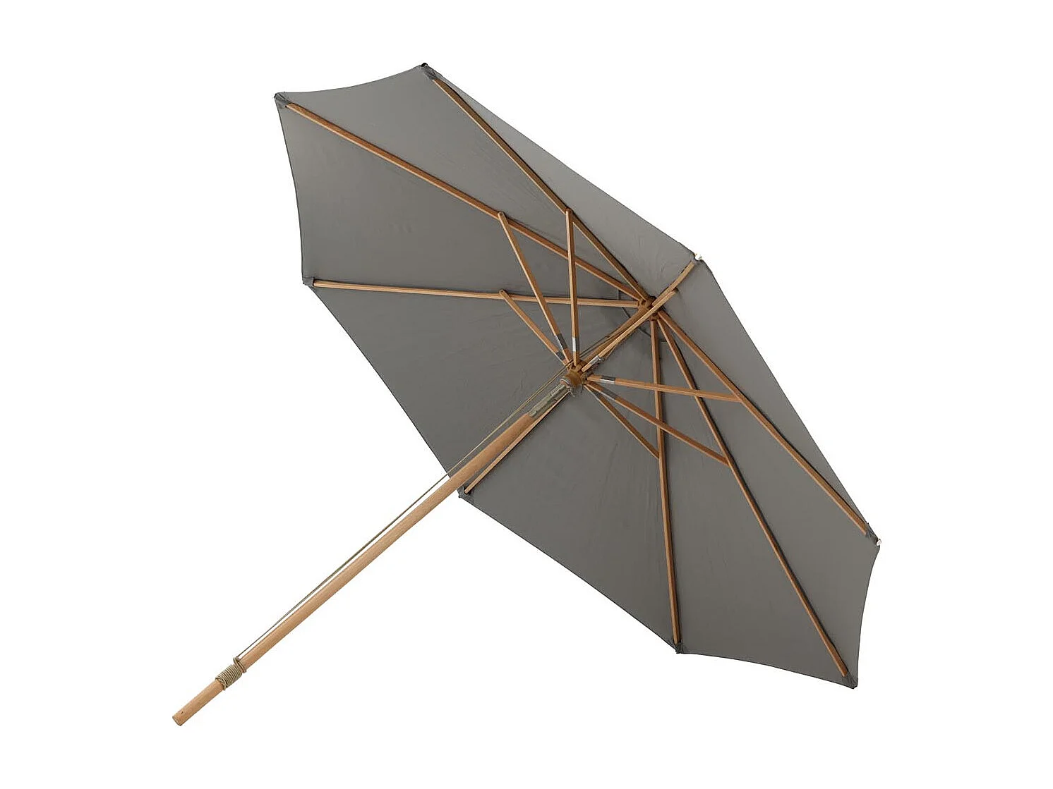 Parasol Inclinable en Bois "Nypo" 330cm Gris