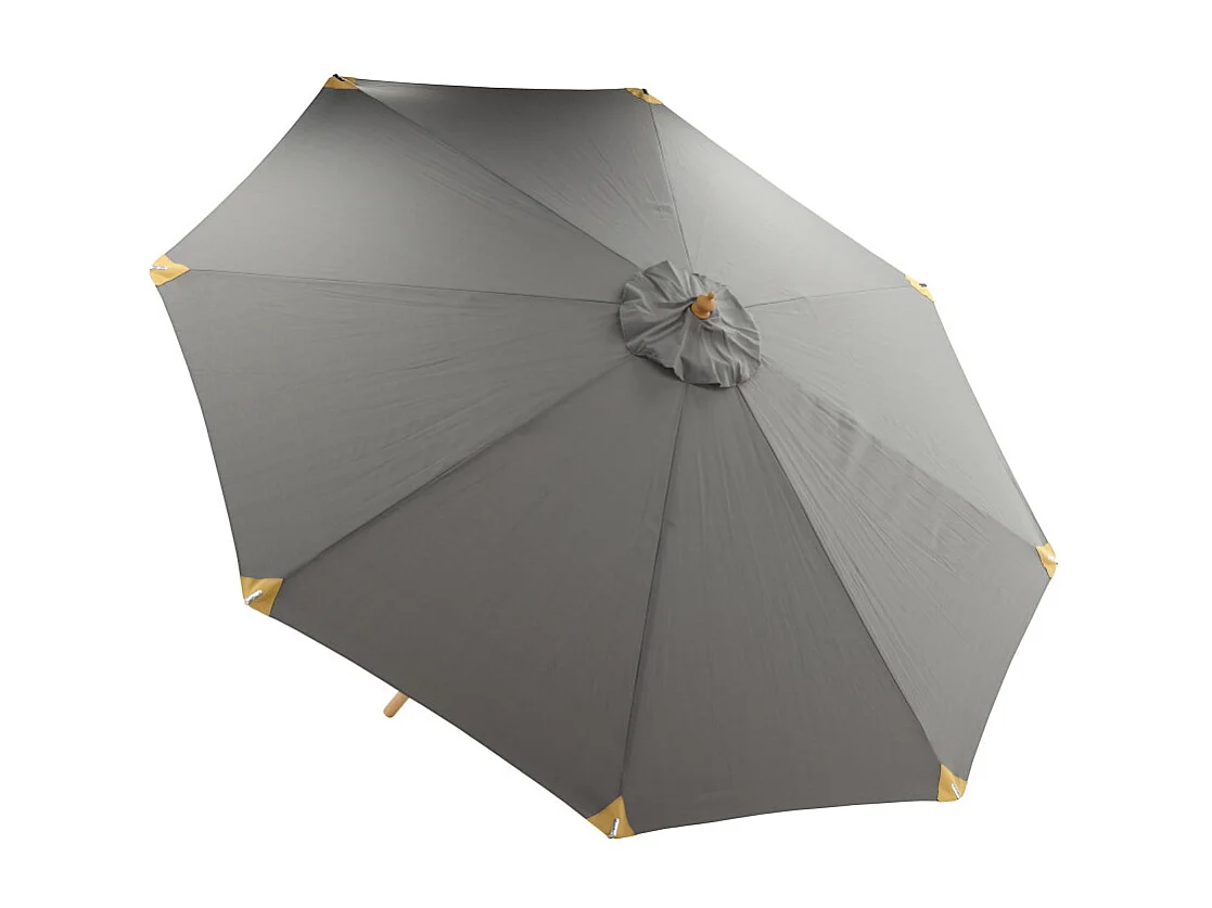 Parasol Inclinable en Bois "Nypo" 330cm Gri