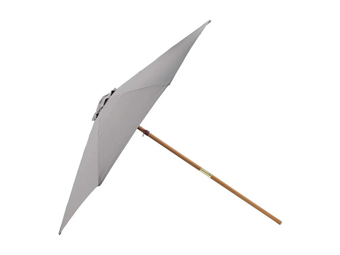 Parasol en Bois "Ixos" 300cm Gris
