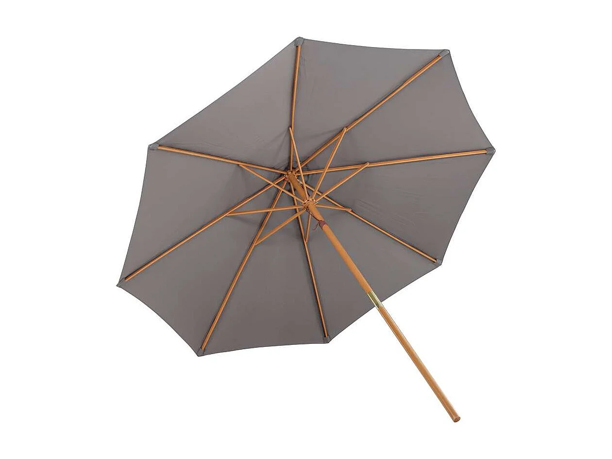 Parasol en Bois "Ixos" 300cm Gris