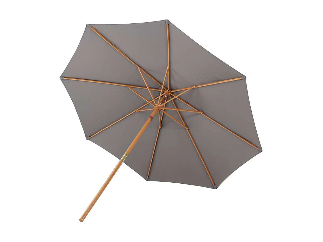Parasol en Bois "Ixos" 300cm Gris